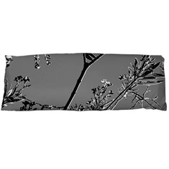 Grey Colors Flowers And Branches Illustration Print Body Pillow Case (dakimakura) by dflcprintsclothing