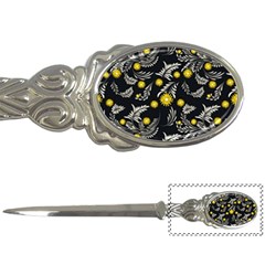 Folk Flowers Art Pattern Floral Abstract Surface Design  Seamless Pattern Letter Opener by Eskimos