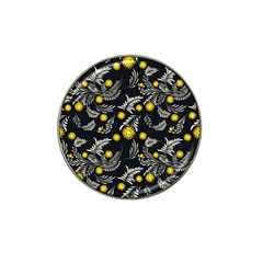 Folk Flowers Art Pattern Floral Abstract Surface Design  Seamless Pattern Hat Clip Ball Marker (4 Pack) by Eskimos