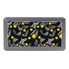 Folk Flowers Art Pattern Floral Abstract Surface Design  Seamless Pattern Memory Card Reader (mini) by Eskimos