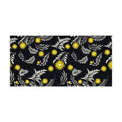 Folk Flowers Art Pattern Floral Abstract Surface Design  Seamless Pattern Yoga Headband by Eskimos