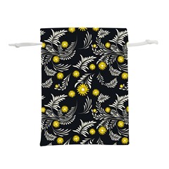 Folk Flowers Art Pattern Floral Abstract Surface Design  Seamless Pattern Lightweight Drawstring Pouch (l) by Eskimos