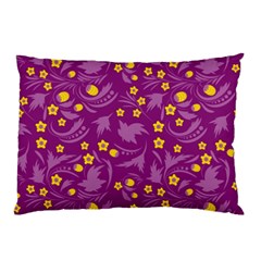 Folk Flowers Art Pattern Floral Abstract Surface Design  Seamless Pattern Pillow Case by Eskimos