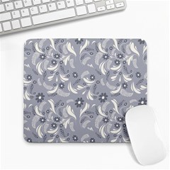 Folk Flowers Art Pattern Floral Abstract Surface Design  Seamless Pattern Large Mousepads by Eskimos