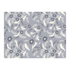 Folk Flowers Art Pattern Floral Abstract Surface Design  Seamless Pattern Double Sided Flano Blanket (mini)  by Eskimos