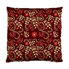 Folk Flowers Art Pattern Floral Abstract Surface Design  Seamless Pattern Standard Cushion Case (one Side) by Eskimos