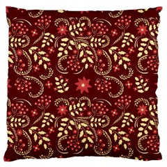 Folk Flowers Art Pattern Floral Abstract Surface Design  Seamless Pattern Standard Flano Cushion Case (one Side) by Eskimos