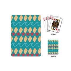 Starfish And Seashells  Sea Playing Cards Single Design (mini) by SychEva