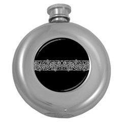 Derivation And Variations 4 Round Hip Flask (5 Oz) by dflcprintsclothing