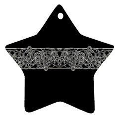 Derivation And Variations 4 Star Ornament (two Sides) by dflcprintsclothing