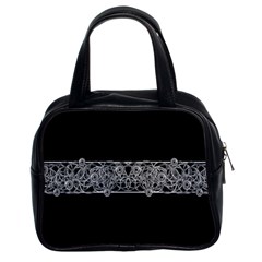 Derivation And Variations 4 Classic Handbag (two Sides) by dflcprintsclothing