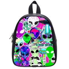 Aliens School Bag (small) by DayDreamersBoutique