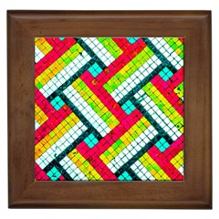 Pop Art Mosaic Framed Tile by essentialimage365