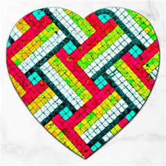 Pop Art Mosaic Jigsaw Puzzle (heart) by essentialimage365