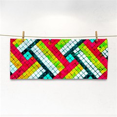 Pop Art Mosaic Hand Towel by essentialimage365