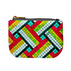 Pop Art Mosaic Mini Coin Purse by essentialimage365