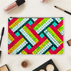 Pop Art Mosaic Cosmetic Bag (large) by essentialimage365