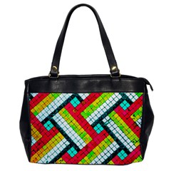 Pop Art Mosaic Oversize Office Handbag by essentialimage365