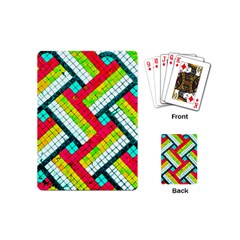 Pop Art Mosaic Playing Cards Single Design (mini) by essentialimage365