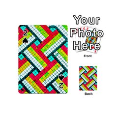 Pop Art Mosaic Playing Cards 54 Designs (mini) by essentialimage365