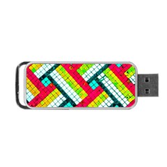 Pop Art Mosaic Portable Usb Flash (two Sides) by essentialimage365