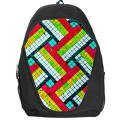 Pop Art Mosaic Backpack Bag by essentialimage365