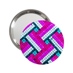 Pop Art Mosaic 2 25  Handbag Mirrors