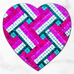 Pop Art Mosaic Jigsaw Puzzle (heart) by essentialimage365