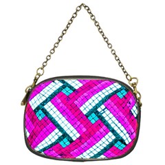 Pop Art Mosaic Chain Purse (one Side)