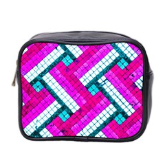 Pop Art Mosaic Mini Toiletries Bag (two Sides)