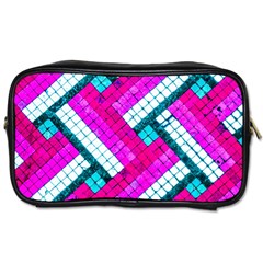 Pop Art Mosaic Toiletries Bag (one Side) by essentialimage365