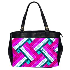 Pop Art Mosaic Oversize Office Handbag (2 Sides)