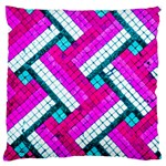 Pop Art Mosaic Large Cushion Case (Two Sides) Back