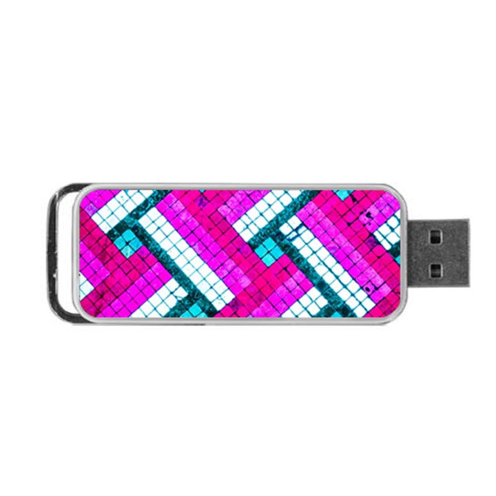 Pop Art Mosaic Portable USB Flash (One Side)