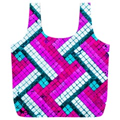 Pop Art Mosaic Full Print Recycle Bag (xxl) by essentialimage365