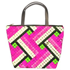 Pop Art Mosaic Bucket Bag by essentialimage365