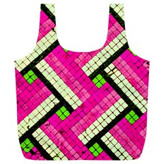 Pop Art Mosaic Full Print Recycle Bag (xl) by essentialimage365