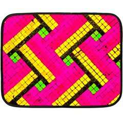 Pop Art Mosaic Fleece Blanket (mini) by essentialimage365