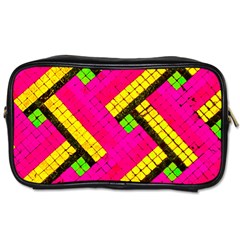 Pop Art Mosaic Toiletries Bag (one Side) by essentialimage365