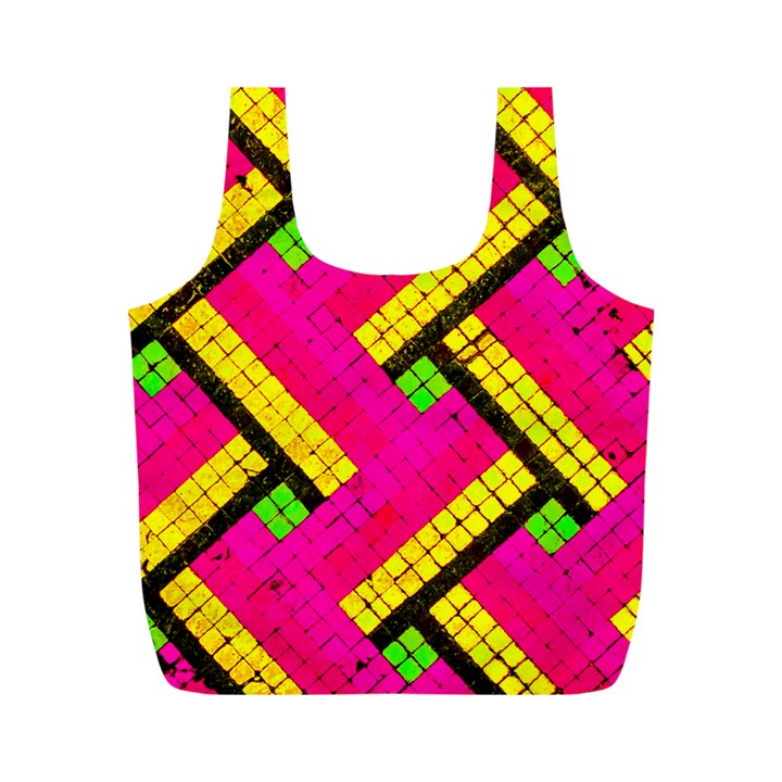 Pop Art Mosaic Full Print Recycle Bag (M)