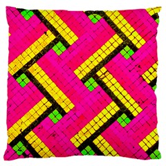 Pop Art Mosaic Large Flano Cushion Case (two Sides) by essentialimage365