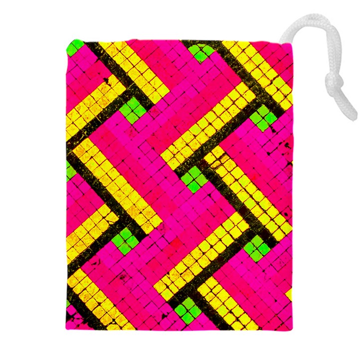 Pop Art Mosaic Drawstring Pouch (5XL)