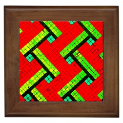 Pop Art Mosaic Framed Tile by essentialimage365