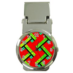 Pop Art Mosaic Money Clip Watches by essentialimage365