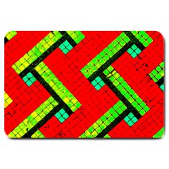 Pop Art Mosaic Large Doormat  by essentialimage365