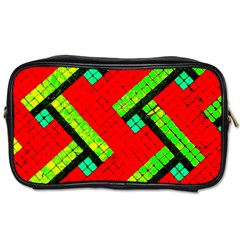 Pop Art Mosaic Toiletries Bag (two Sides) by essentialimage365