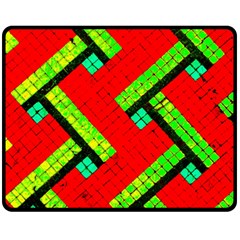 Pop Art Mosaic Fleece Blanket (medium)  by essentialimage365