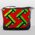 Pop Art Mosaic Messenger Bag Front