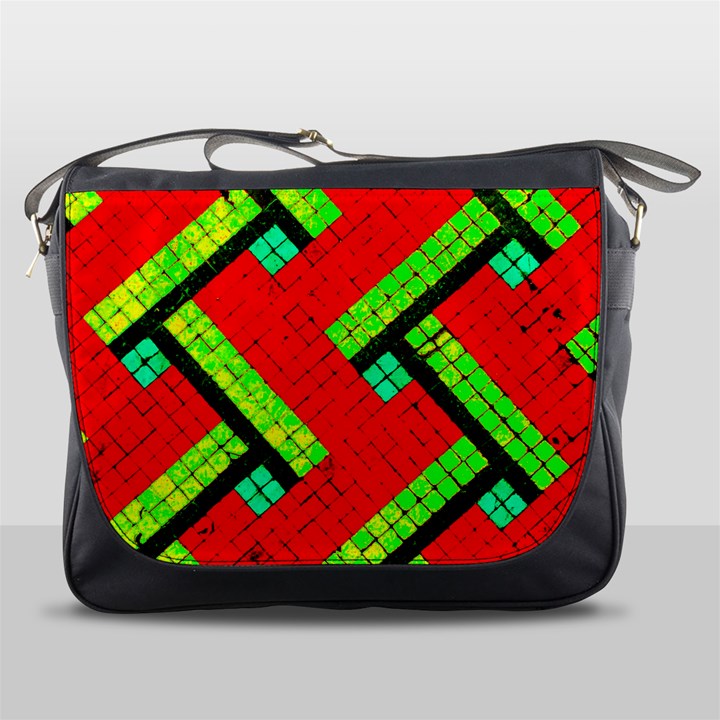 Pop Art Mosaic Messenger Bag