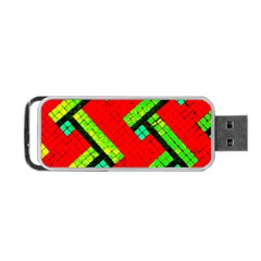 Pop Art Mosaic Portable Usb Flash (one Side) by essentialimage365